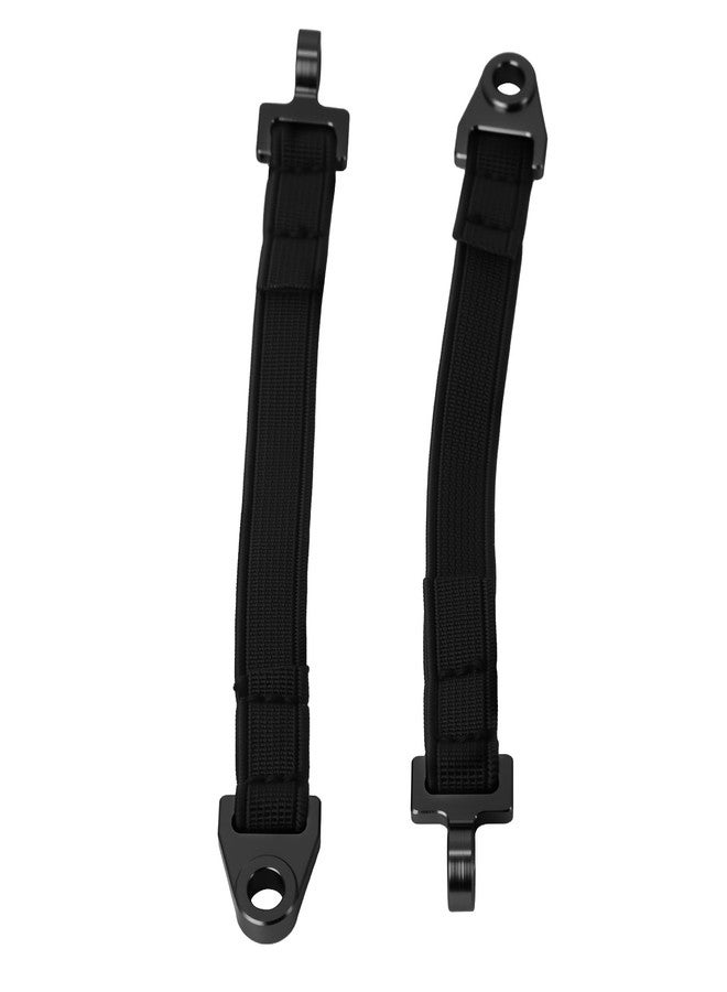 POLANTA 2pcs Rear Shock Absorber Limit Strap(108mm) Upgrade Parts for 1/7 UDR 85076-4 RC Car (Black) - Image 1